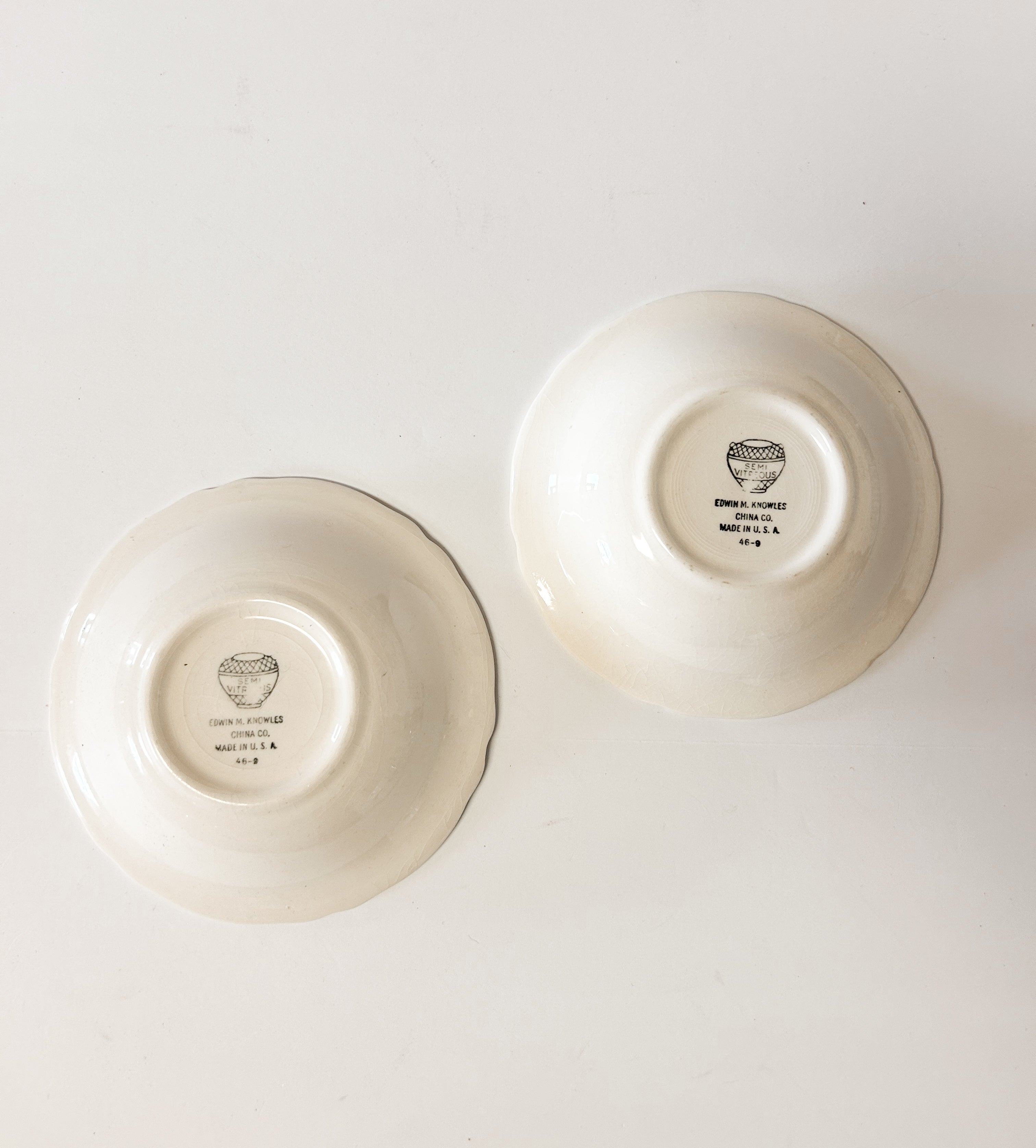 Floral Bowls by Edwin M. Knowles