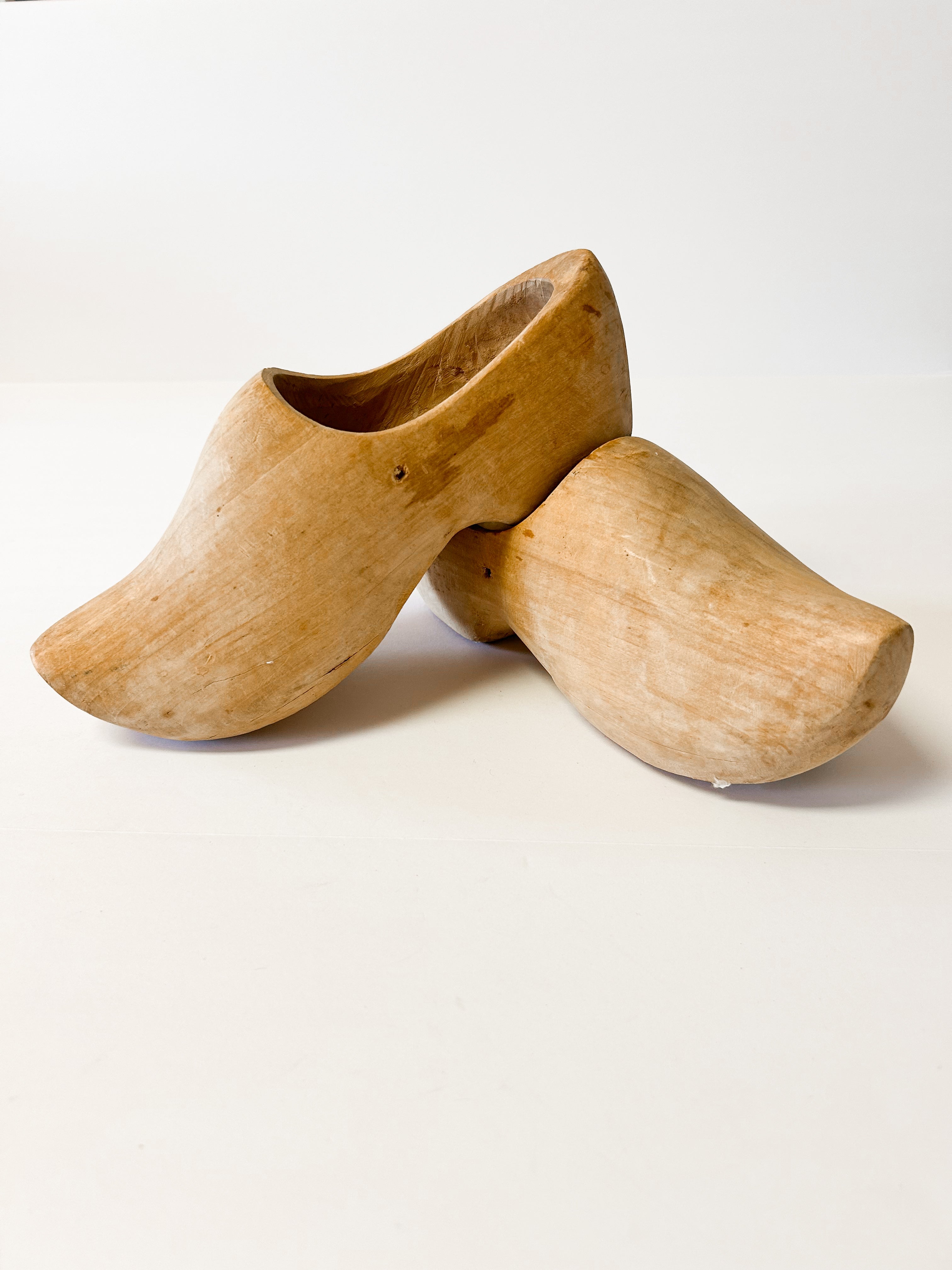 Vintage wooden clogs