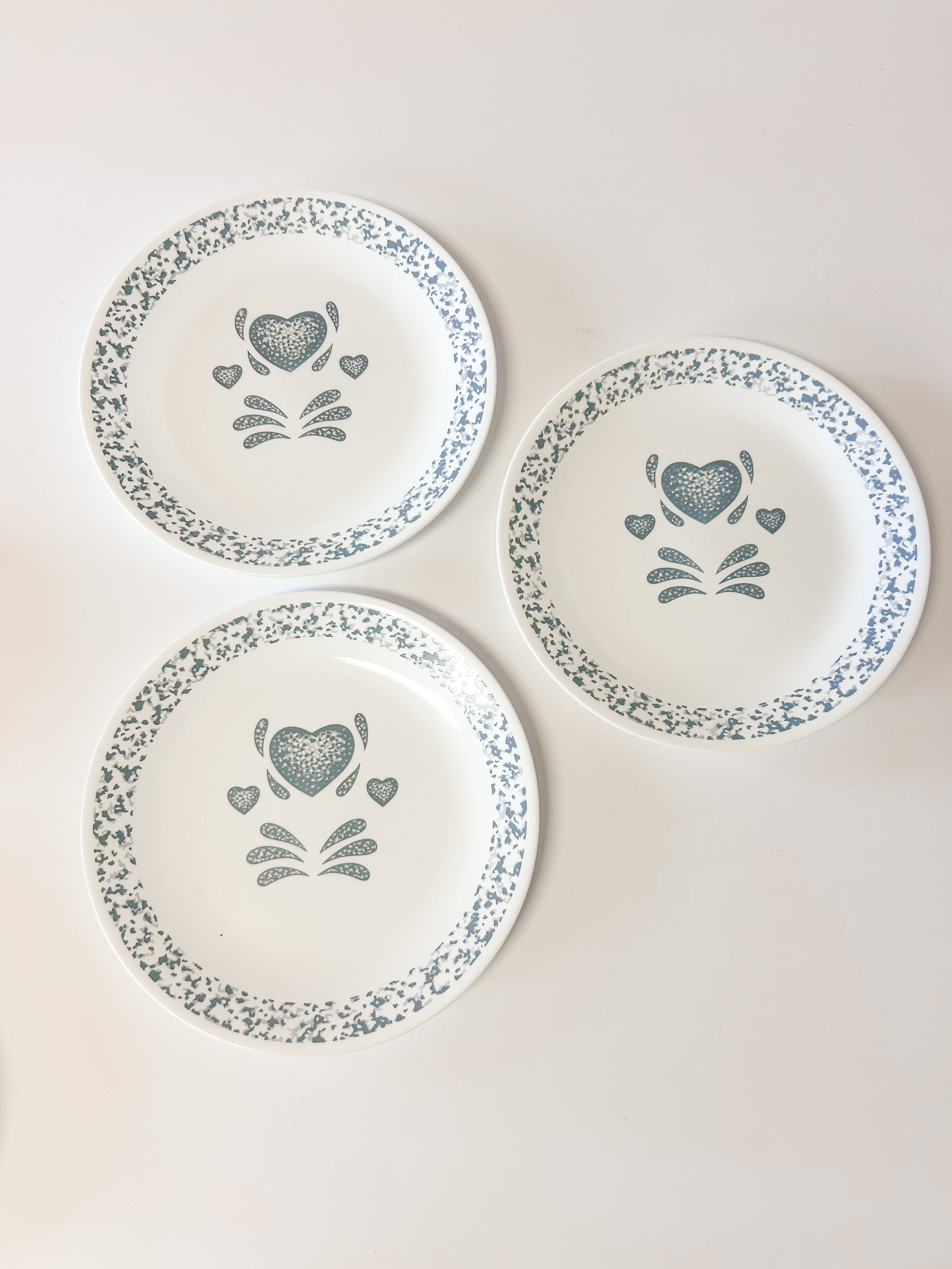 Corelle Heart Plates