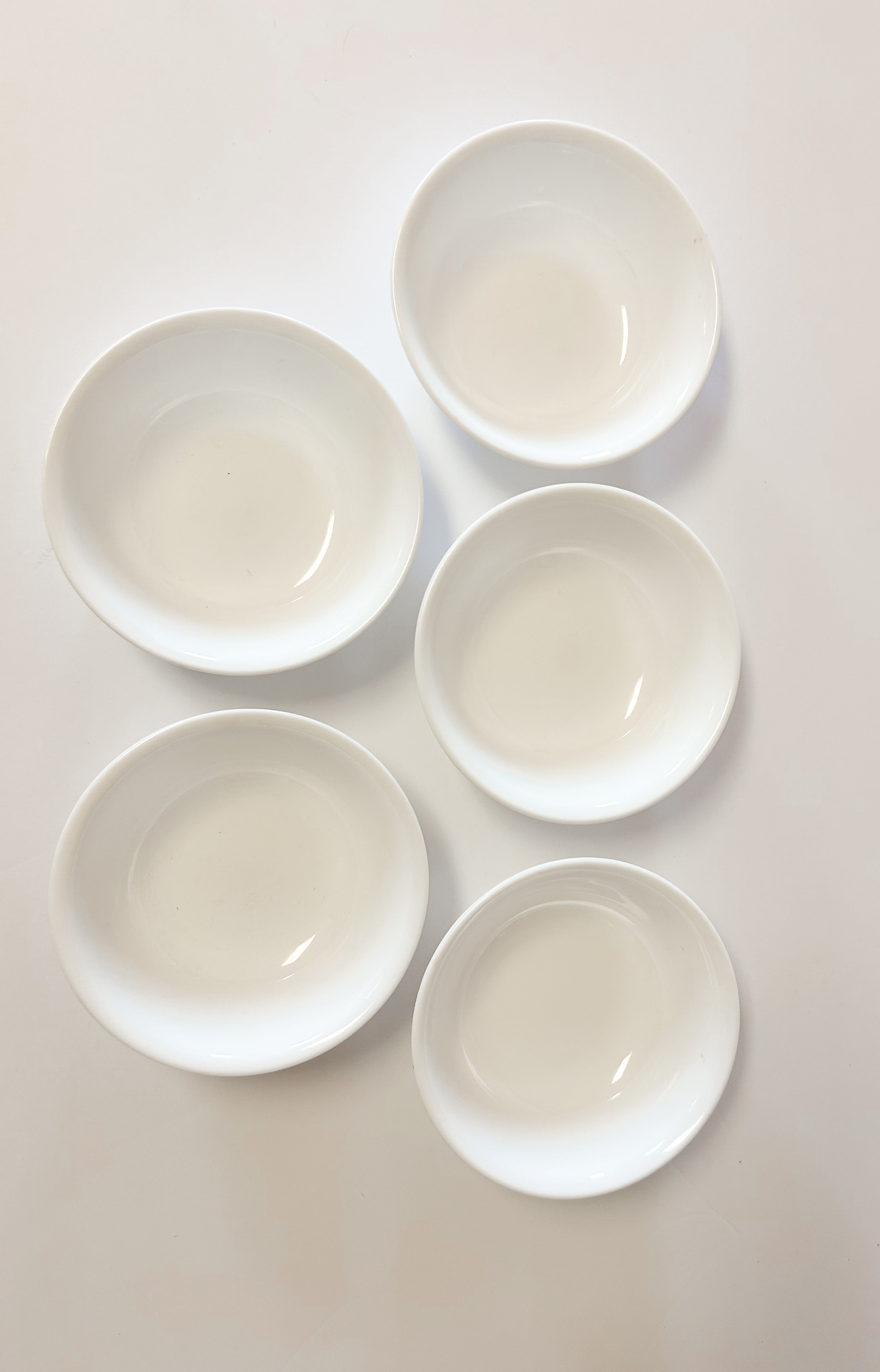 White Corelle Bowls
