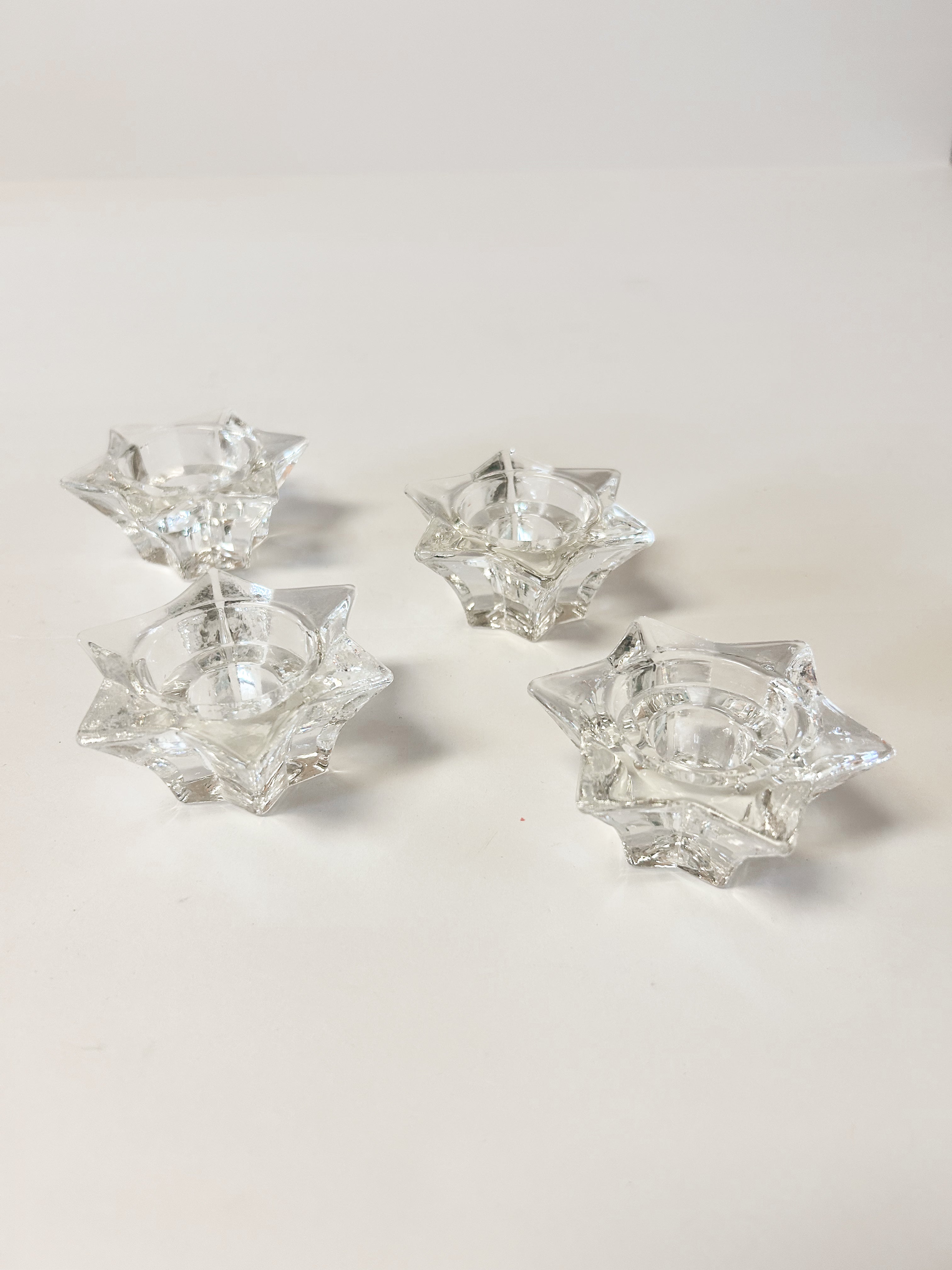Glass Candle Stick Holder