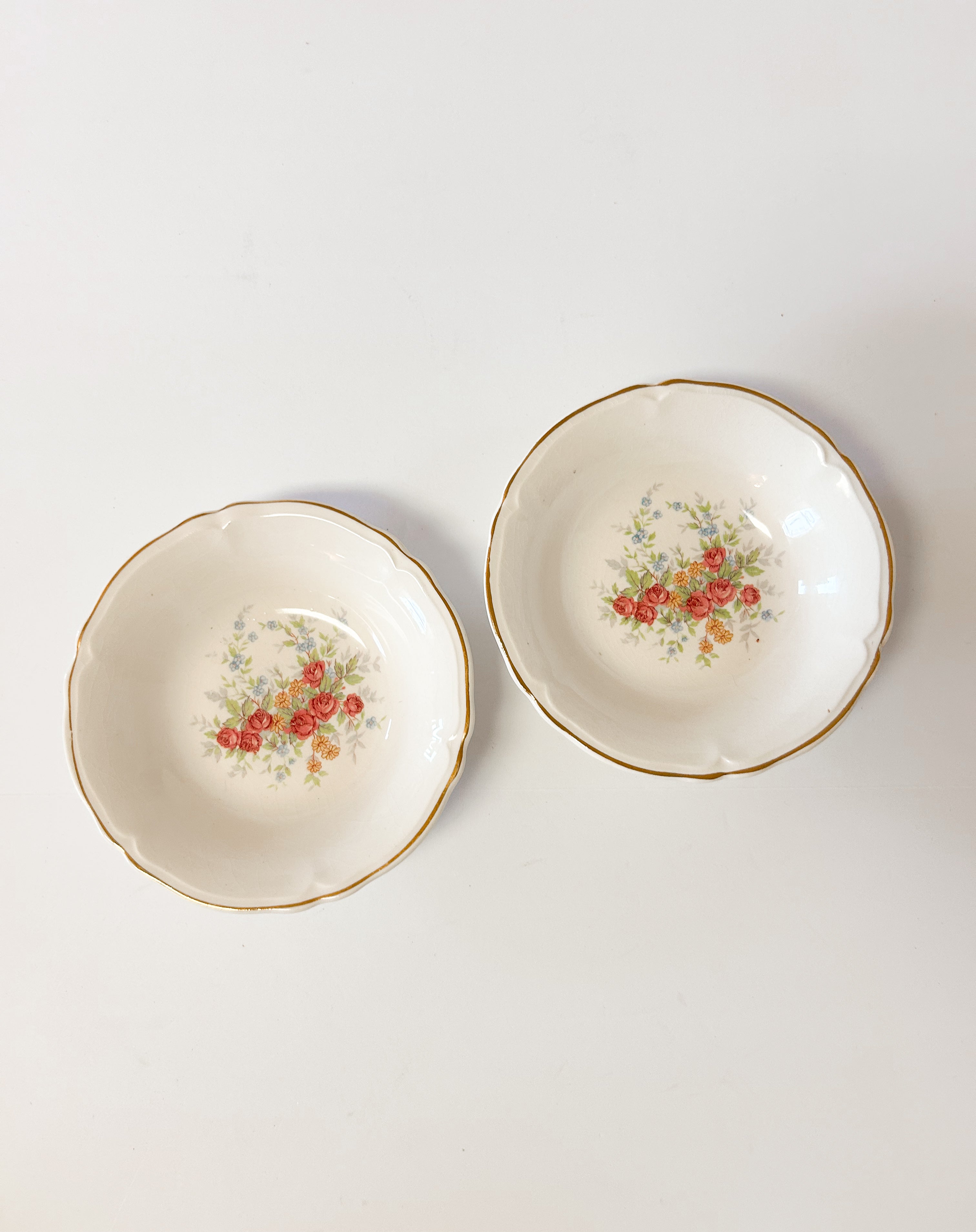 Floral Bowls by Edwin M. Knowles