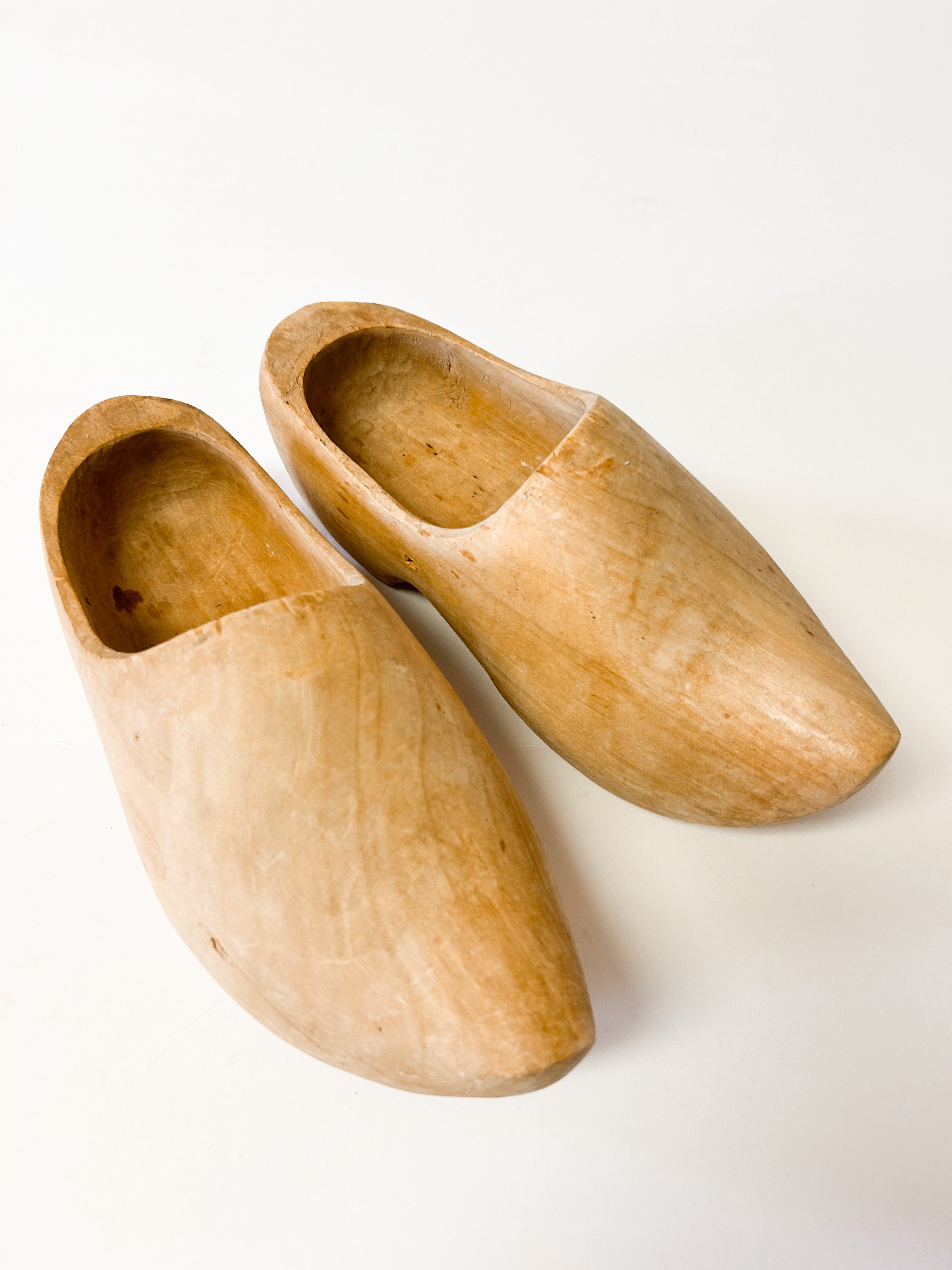 Vintage wooden clogs