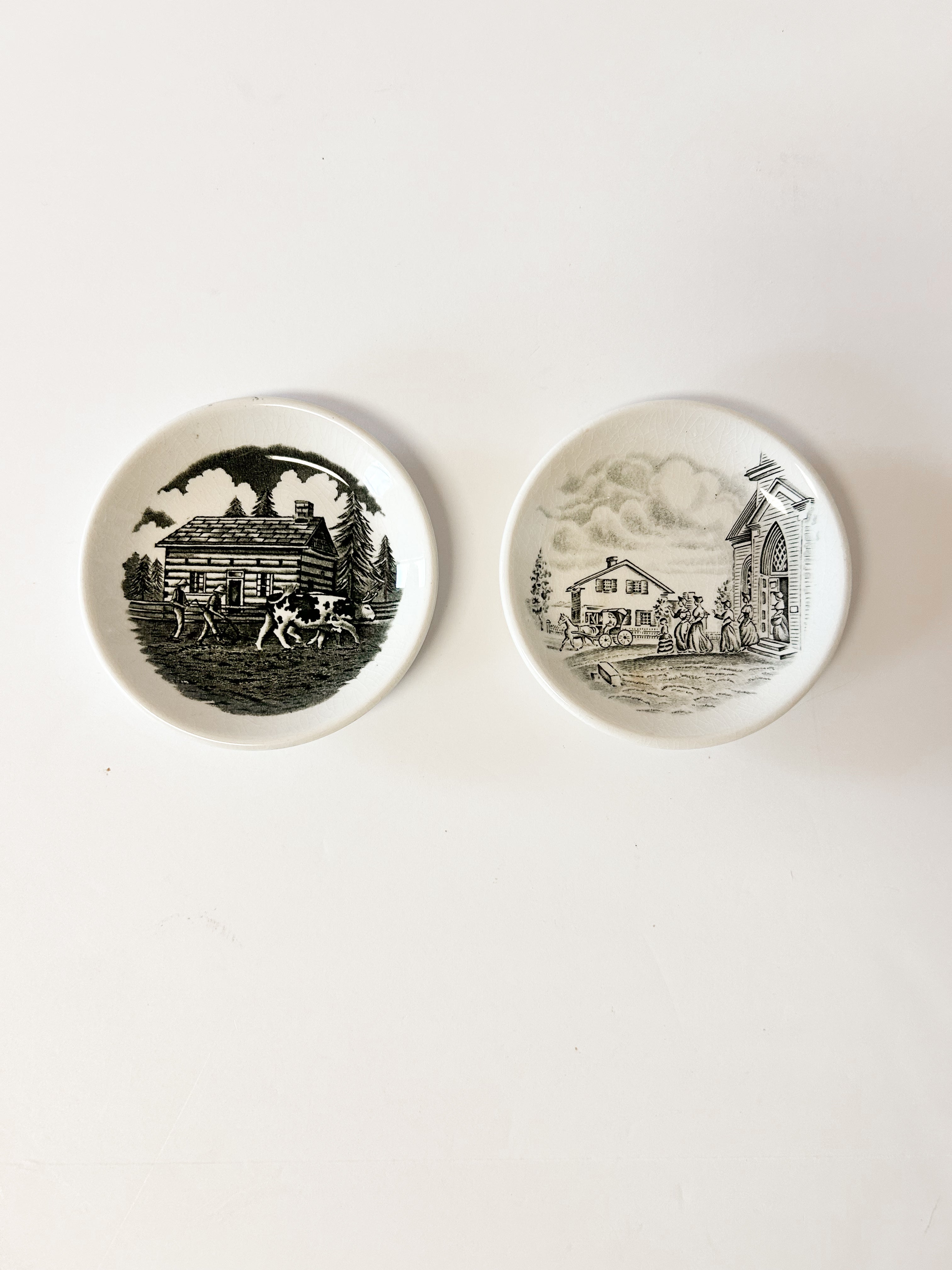 Two White Plates