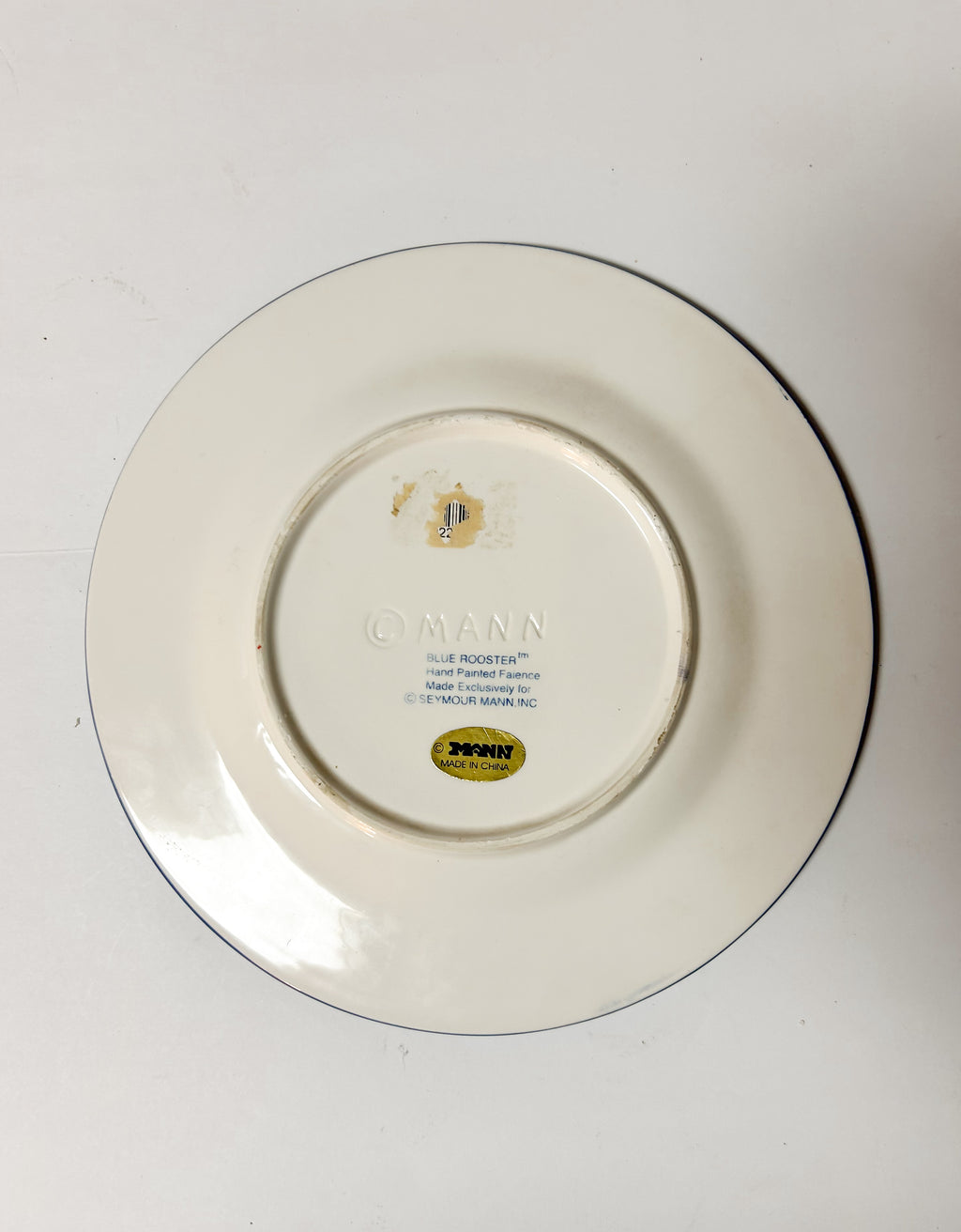 Blue Rooster Plate