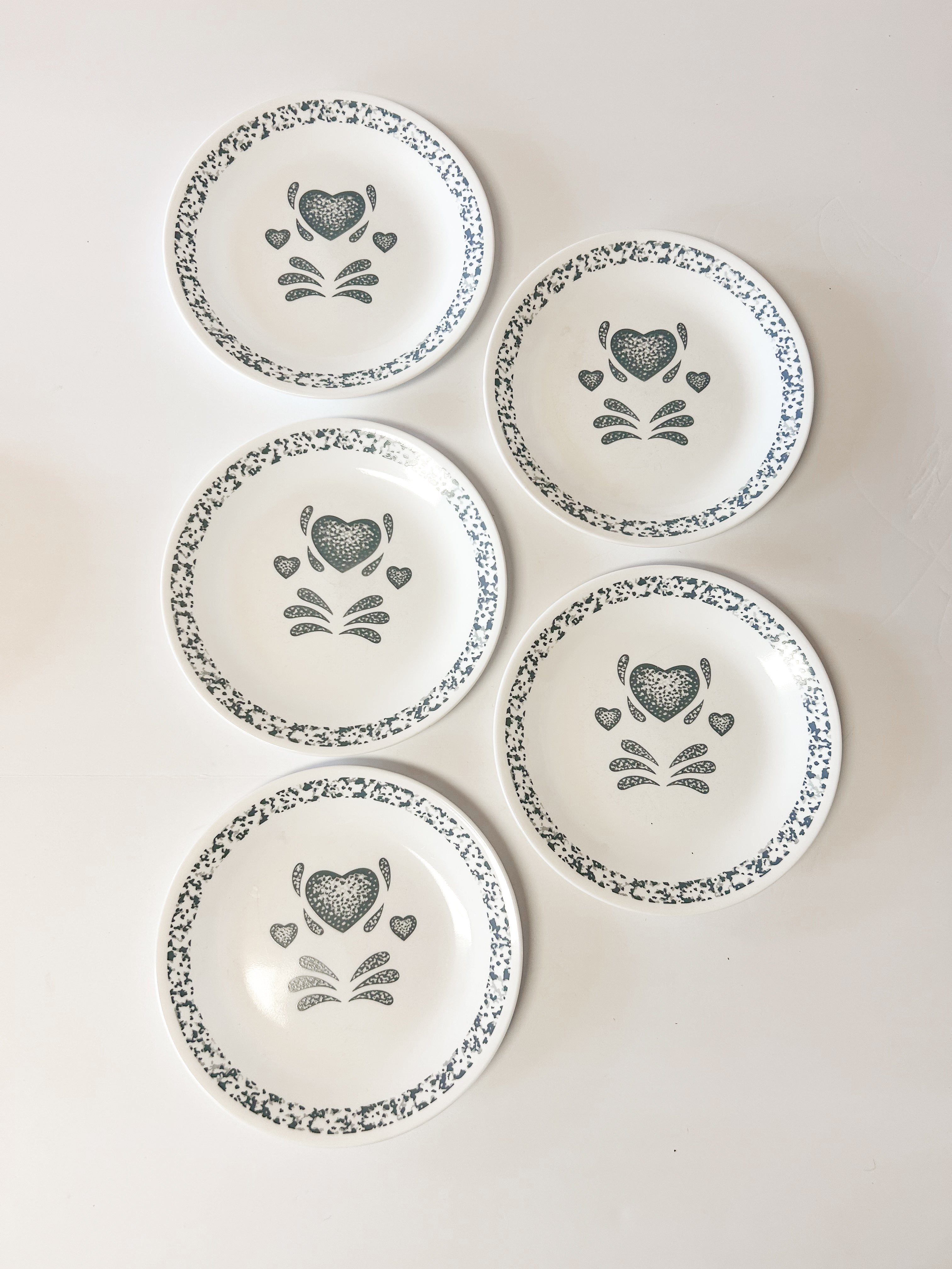 Corelle Heart Plates