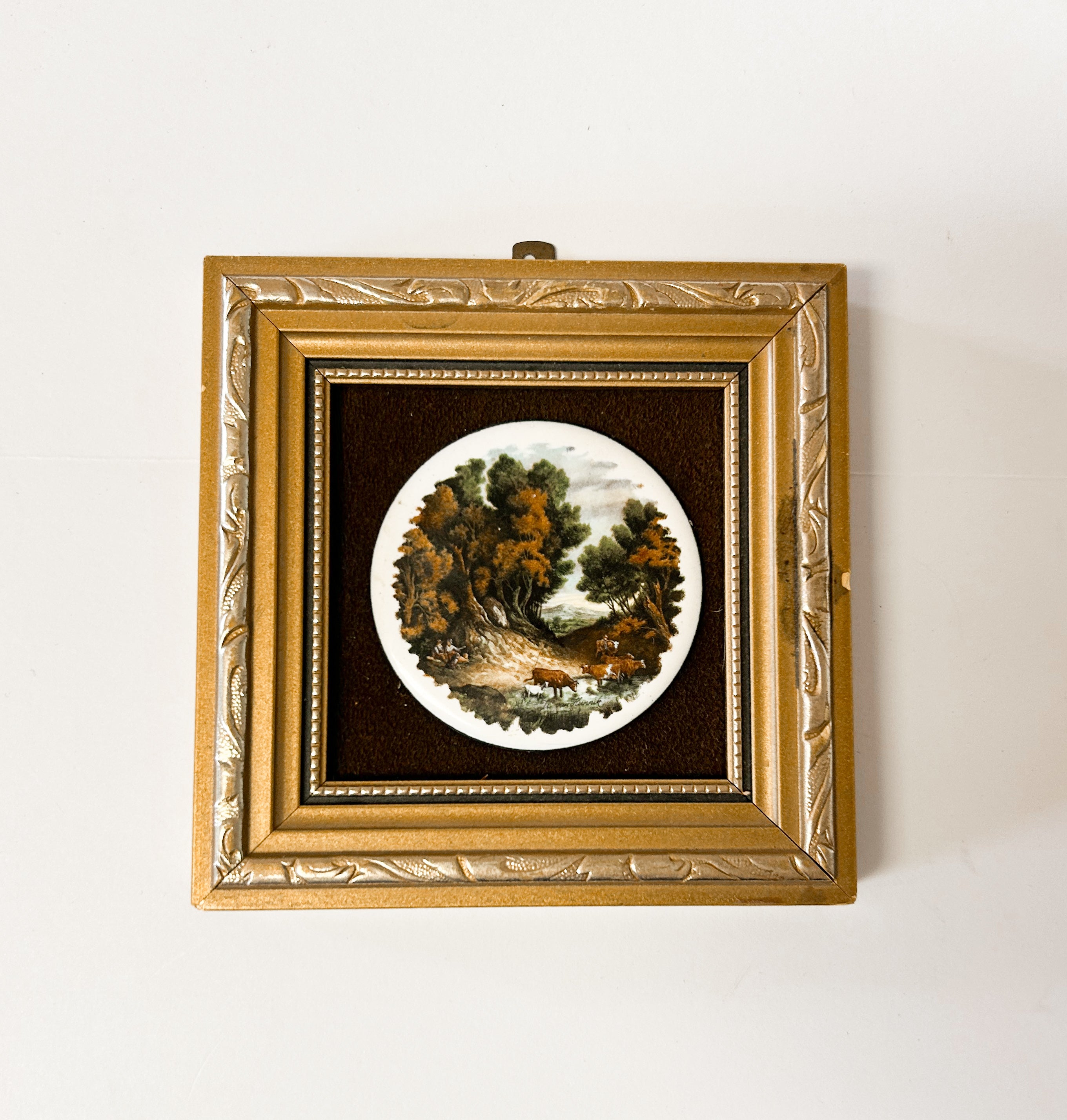 Vintage J.C. Van Hunnik Enamel Art